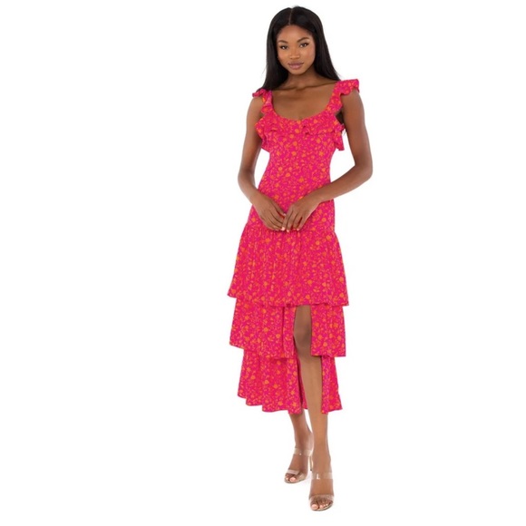 Likely Dresses Likely Janie Floral Print Midi Dress Poshmark